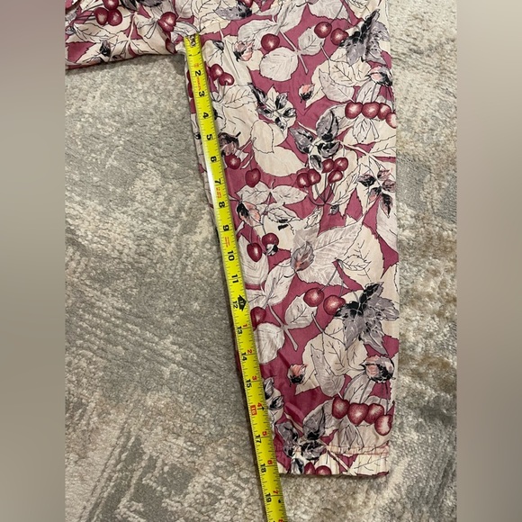 Vintage EVR Women's Silk Floral Print Full Zip Bomber Windbreaker Jacket Medium - Picture 3 of 9